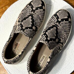 Steve Madden Women's Snake Print Slip-On Shoes
